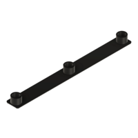 60-110-1 MODULAR SOLUTIONS POLYAMIDE PART END CAP 180MM X 18.5MM BLACK